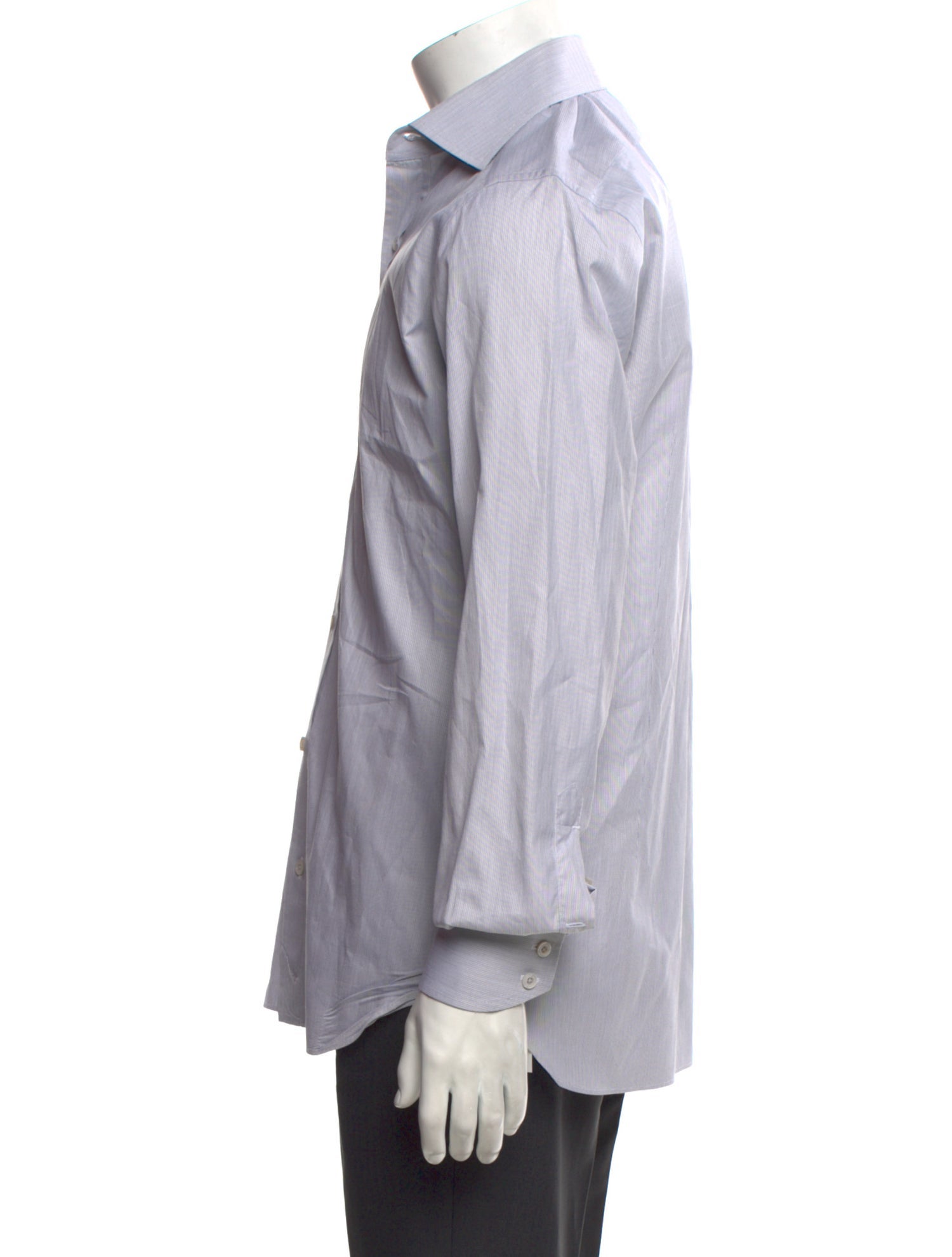 Tom Ford Striped Long Sleeve Dress Shirt
