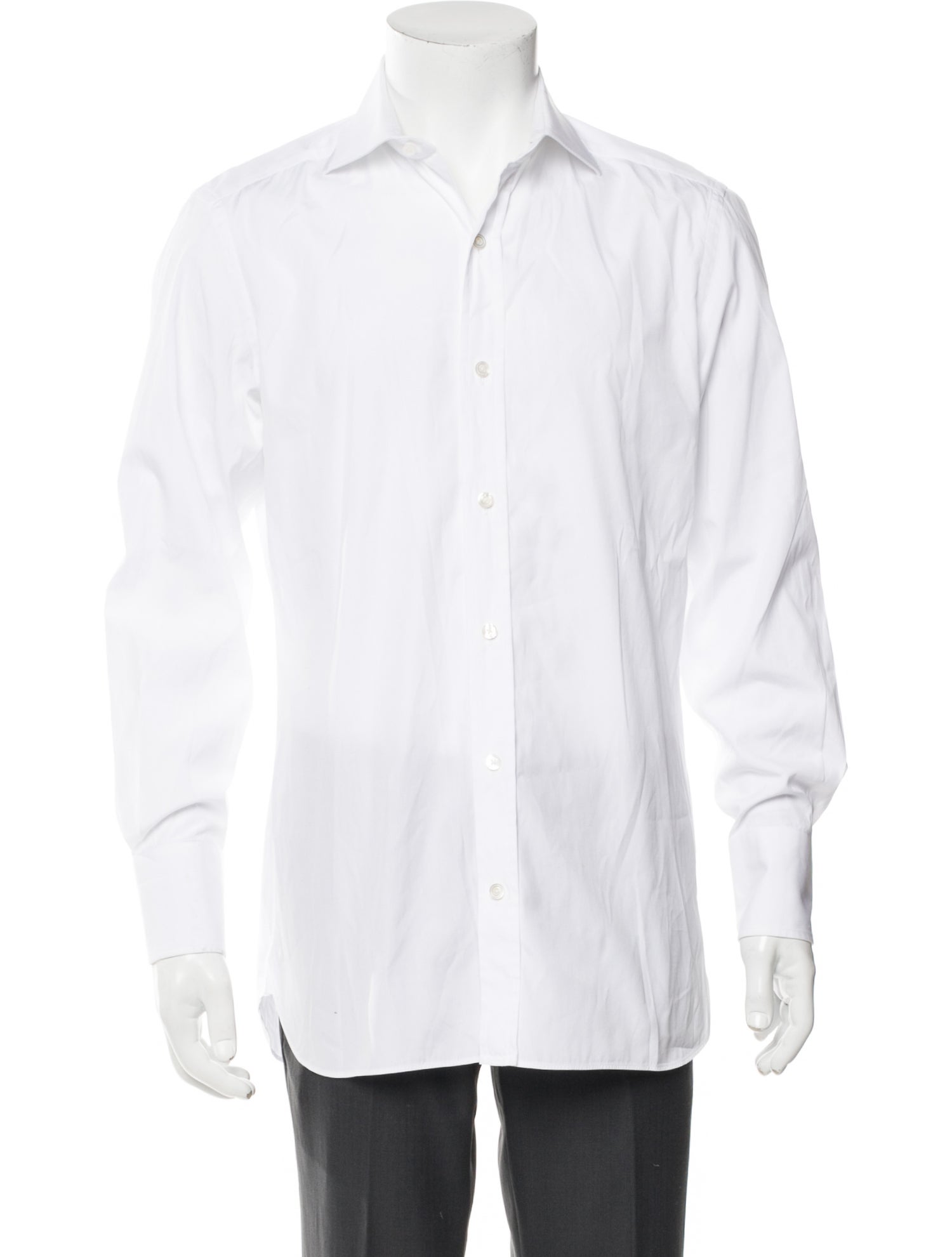 Tom Ford Striped Long Sleeve Dress Shirt