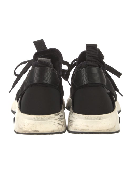 Tom Ford Canvas Grosgrain Trim Athletic Sneakers