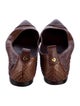 Tom Ford Snakeskin Animal Print Ballet Flats