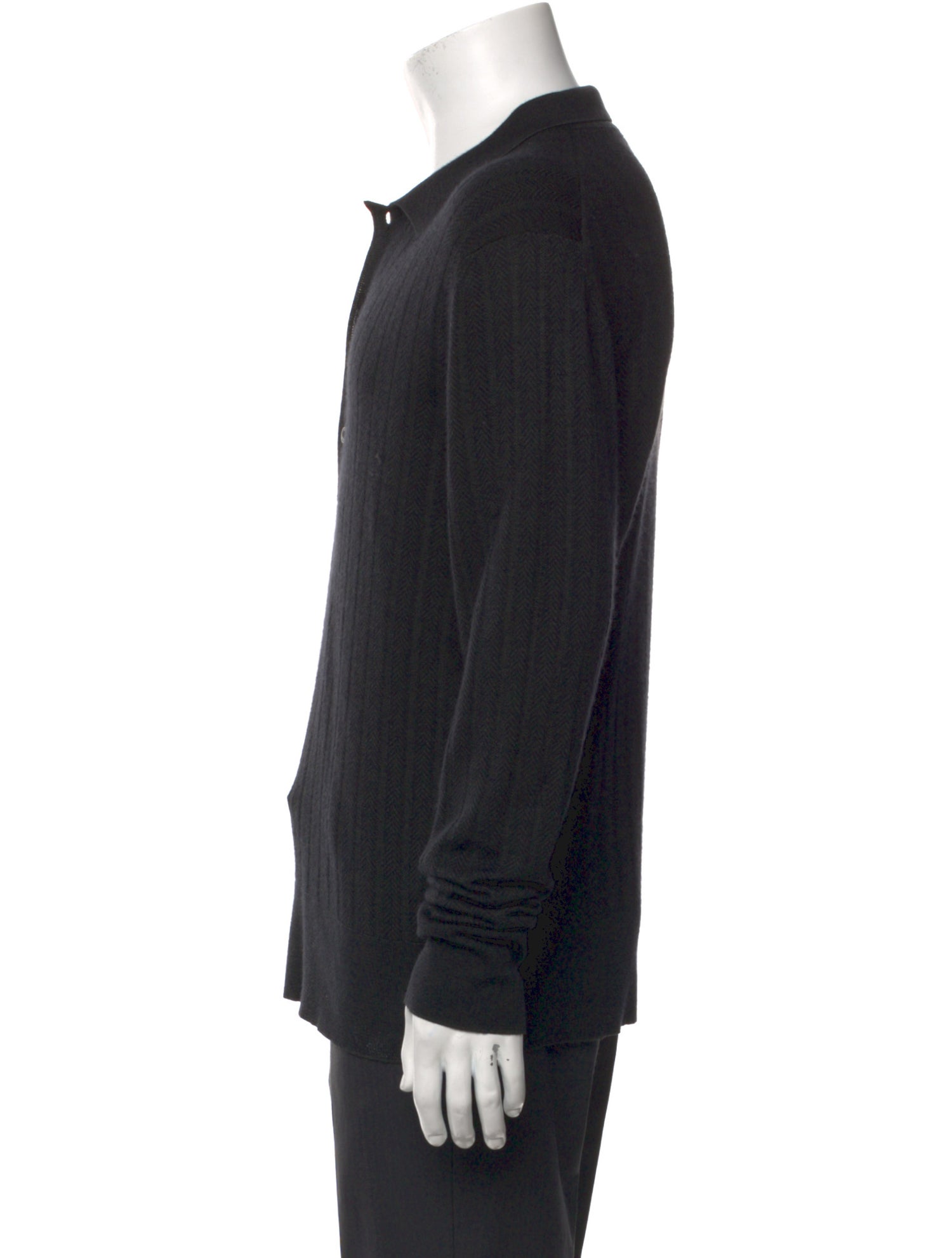 Tom Ford Wool Collar Polo Shirt