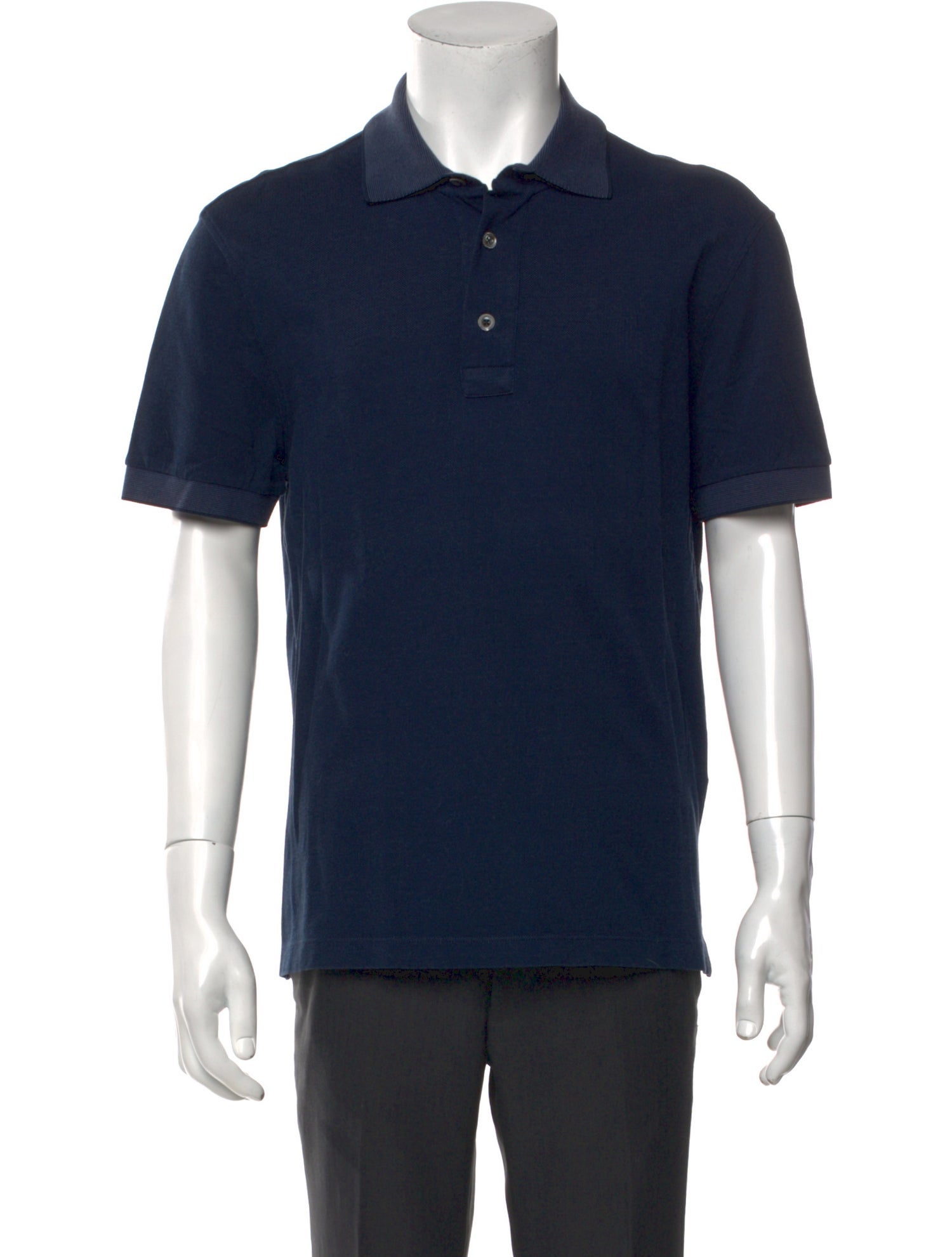 Tom Ford Collar Short Sleeve Polo Shirt