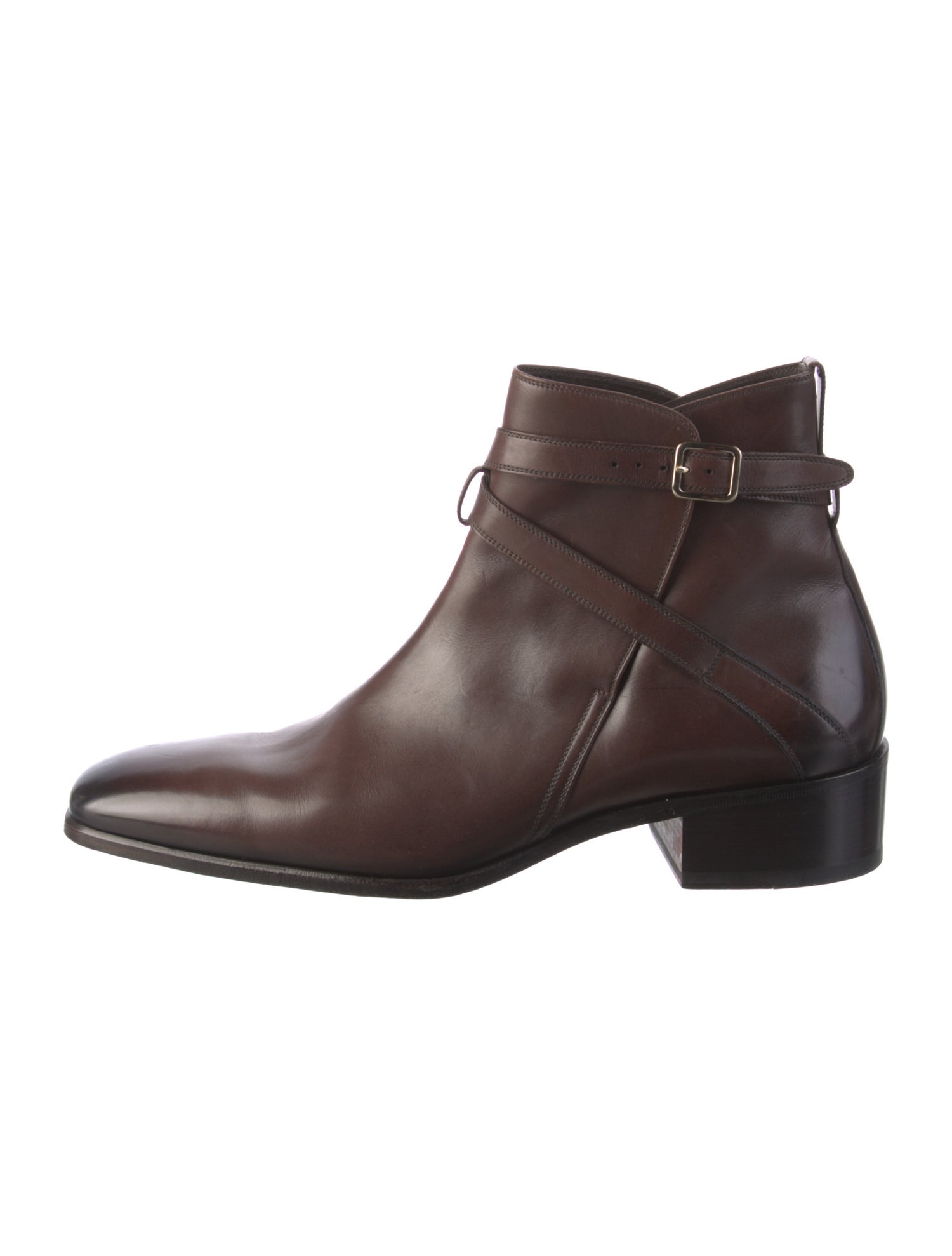 Tom Ford Leather Moto Boots