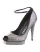 Tom Ford Leather Crystal Embellishments Pumps