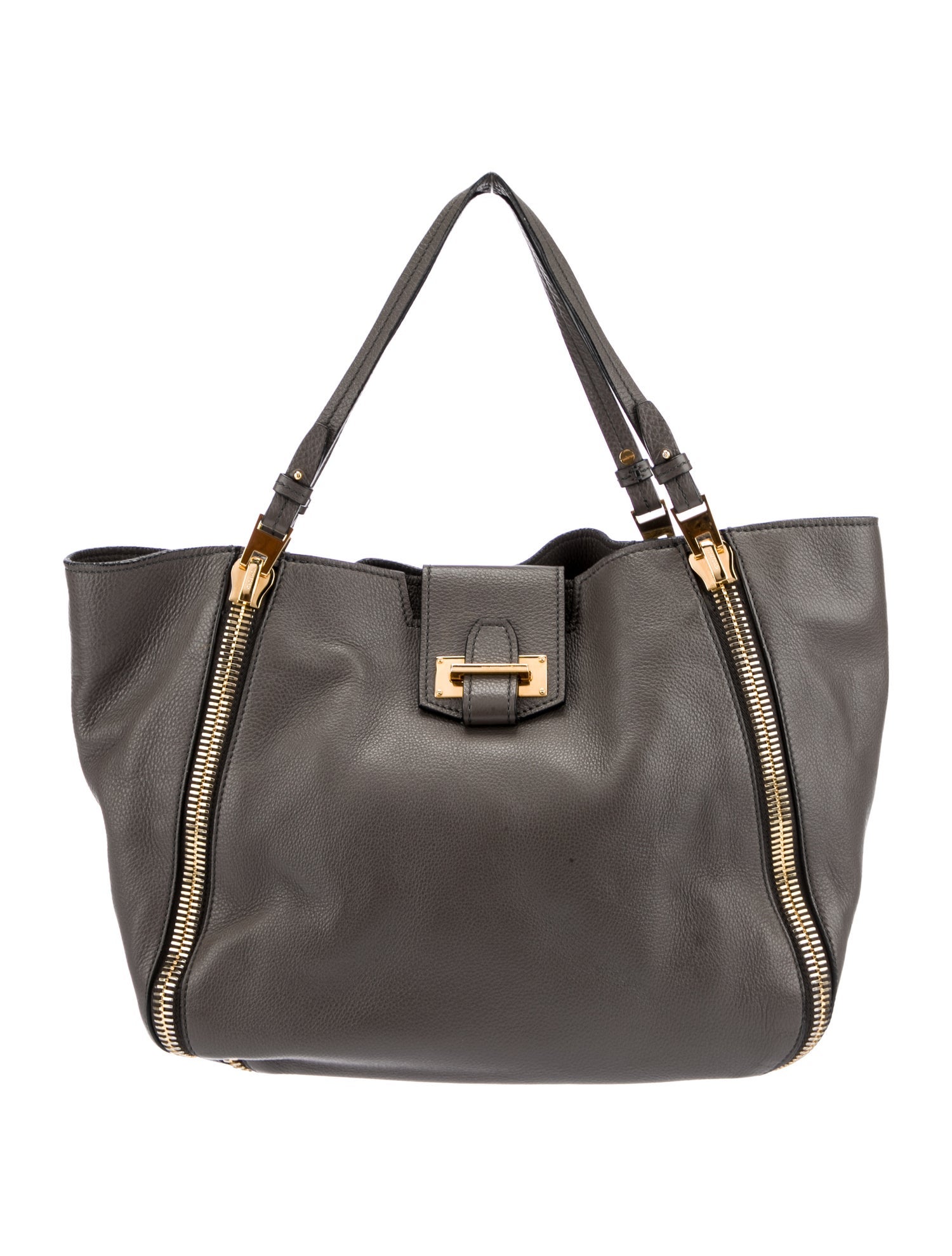 Tom Ford Leather Top Handle Bag