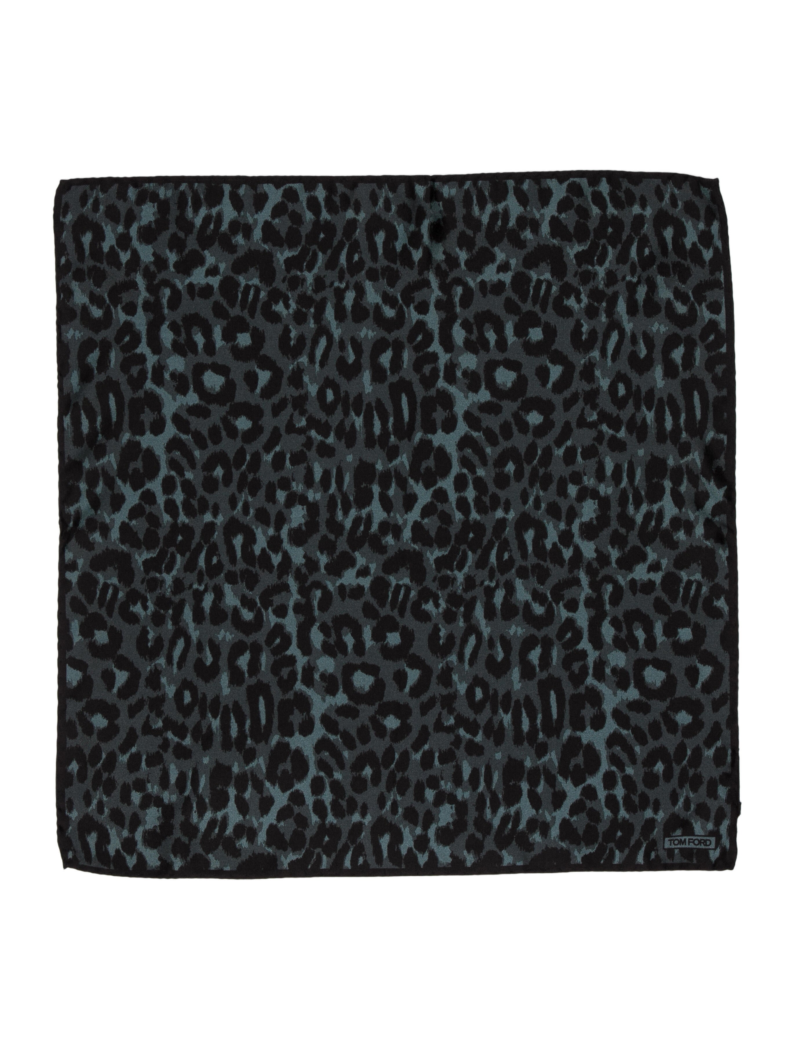 Tom Ford Silk Animal Print Scarf