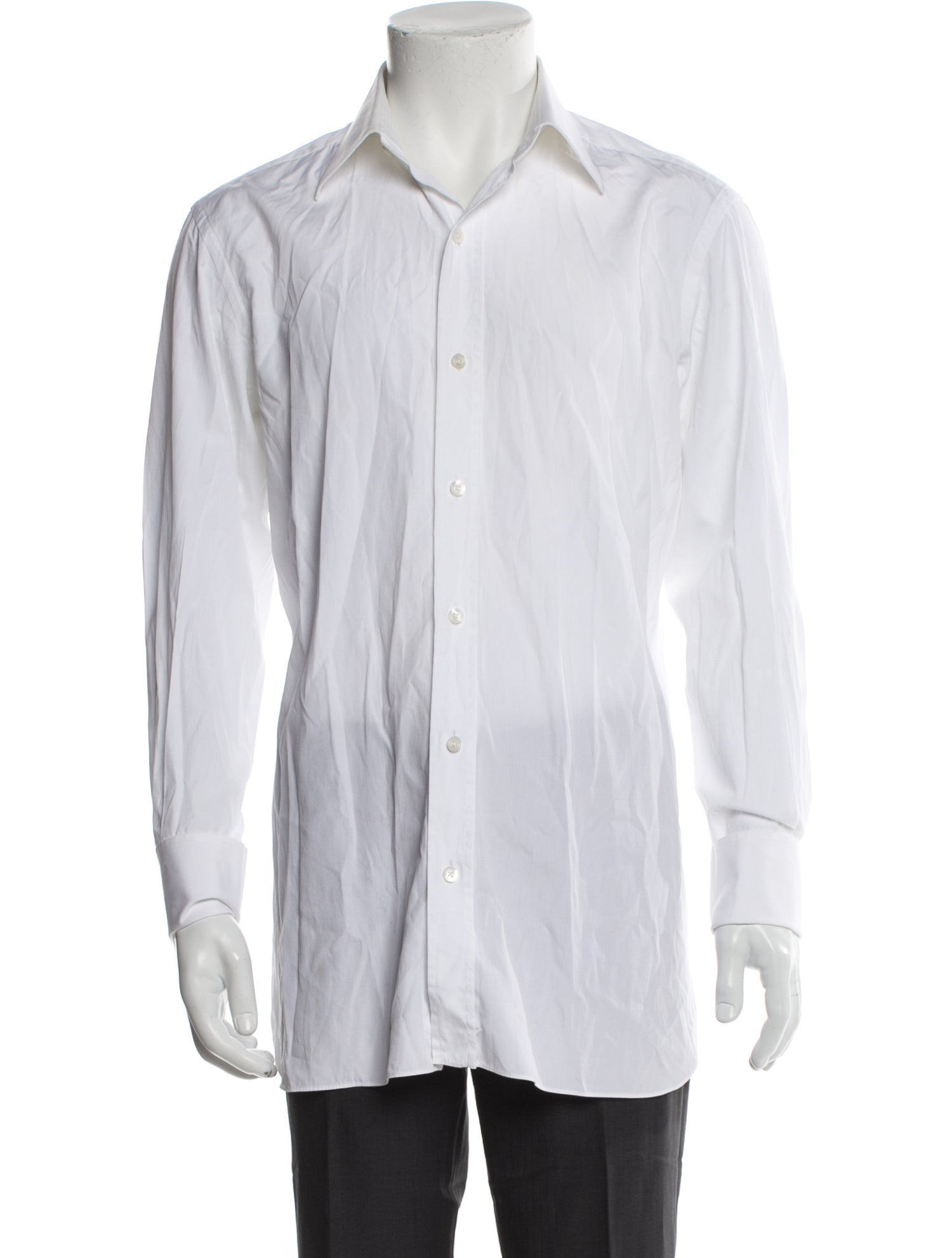 Tom Ford Striped Long Sleeve Dress Shirt