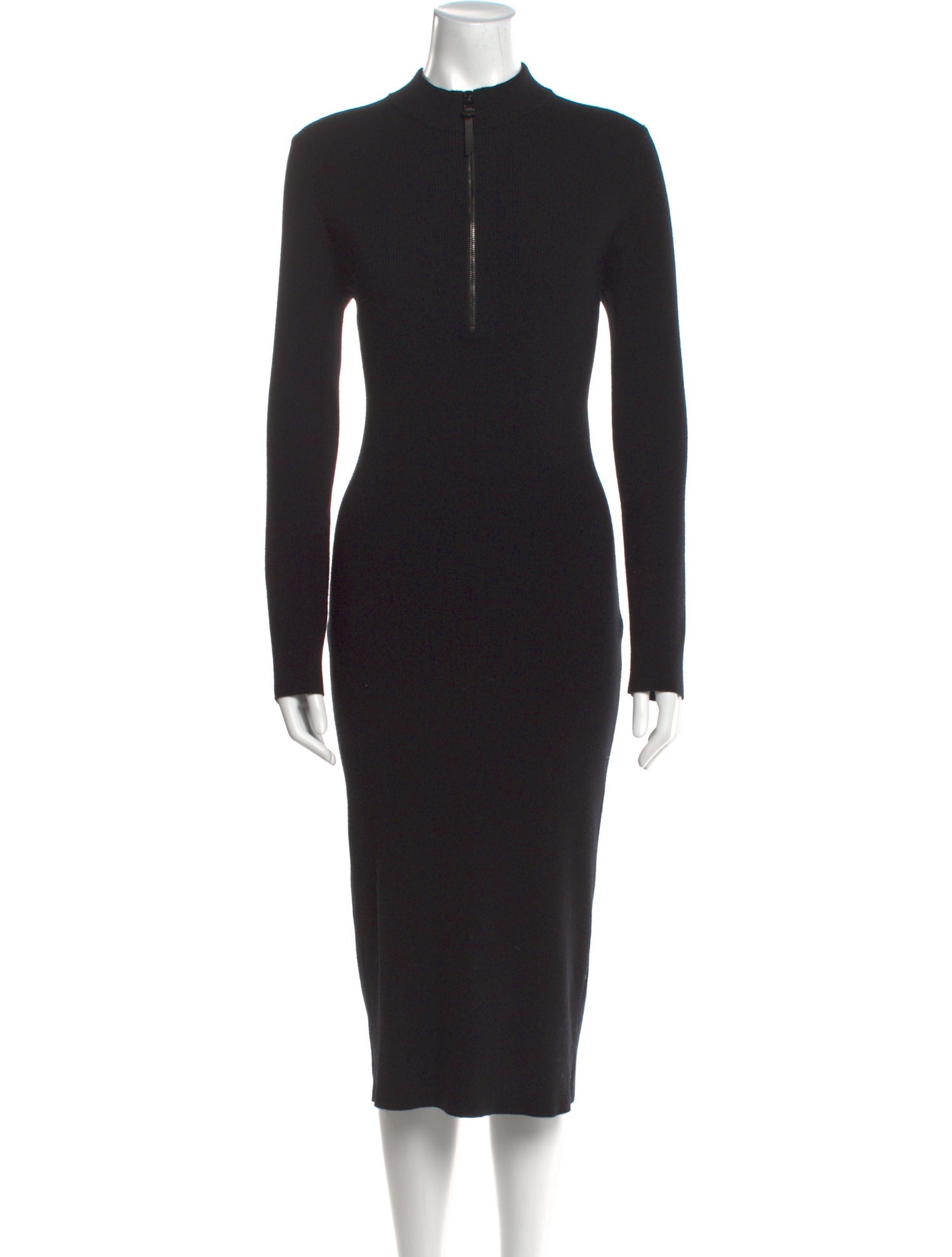 Tom Ford Mock Neck Midi Length Dress