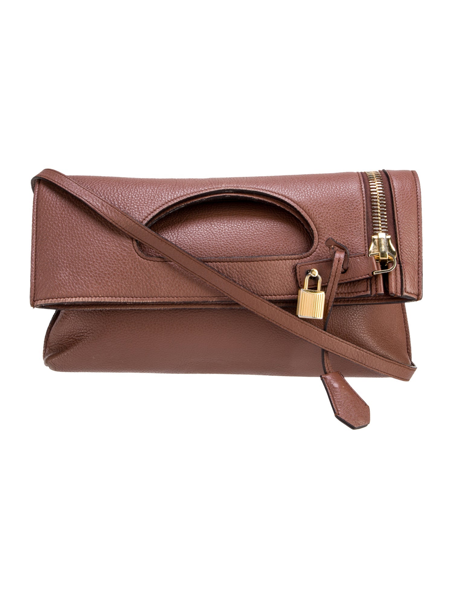 Tom Ford Leather Top Handle Bag