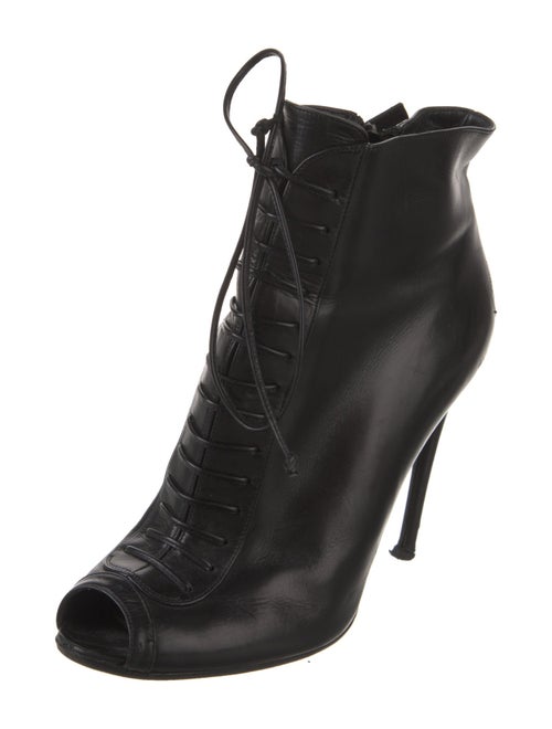Tom Ford Leather Lace-Up Boots