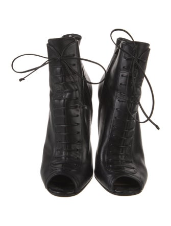 Tom Ford Leather Lace-Up Boots