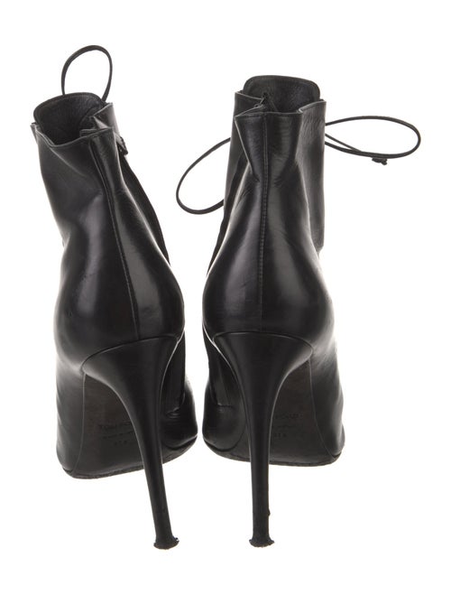 Tom Ford Leather Lace-Up Boots