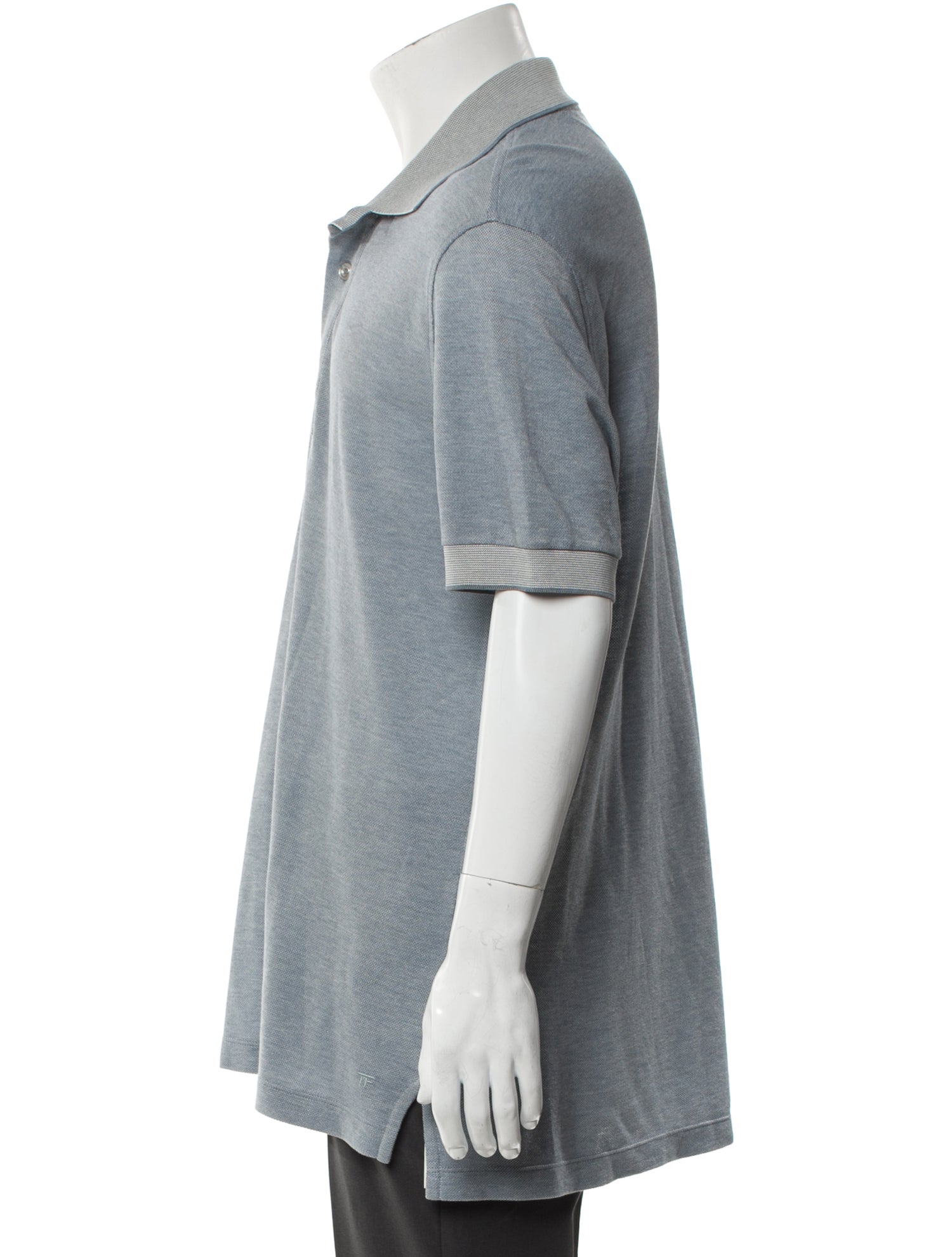 Tom Ford Collar Short Sleeve Polo Shirt