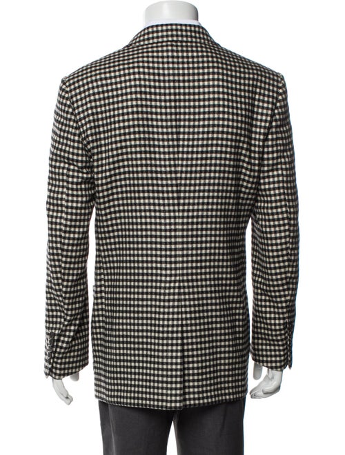 Tom Ford Wool Plaid Print Coat