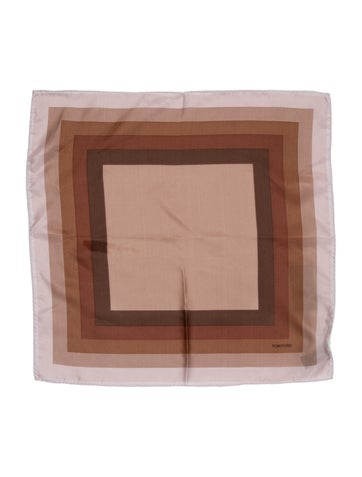 Tom Ford Pocket Squares Pattern Print Square