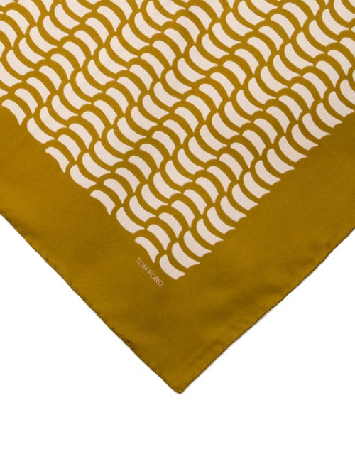 Tom Ford Silk Printed Pocket Square