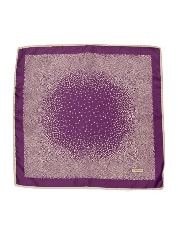 Tom Ford Pocket Squares Pattern Print Sqaure