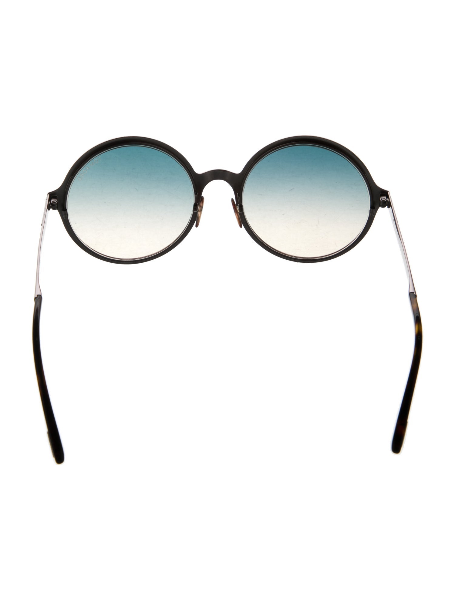 Tom Ford Round Gradient Sunglasses