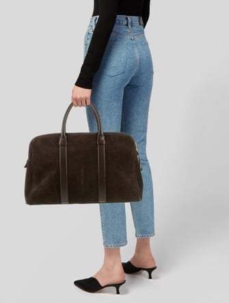 Tom Ford Suede Weekender Bag