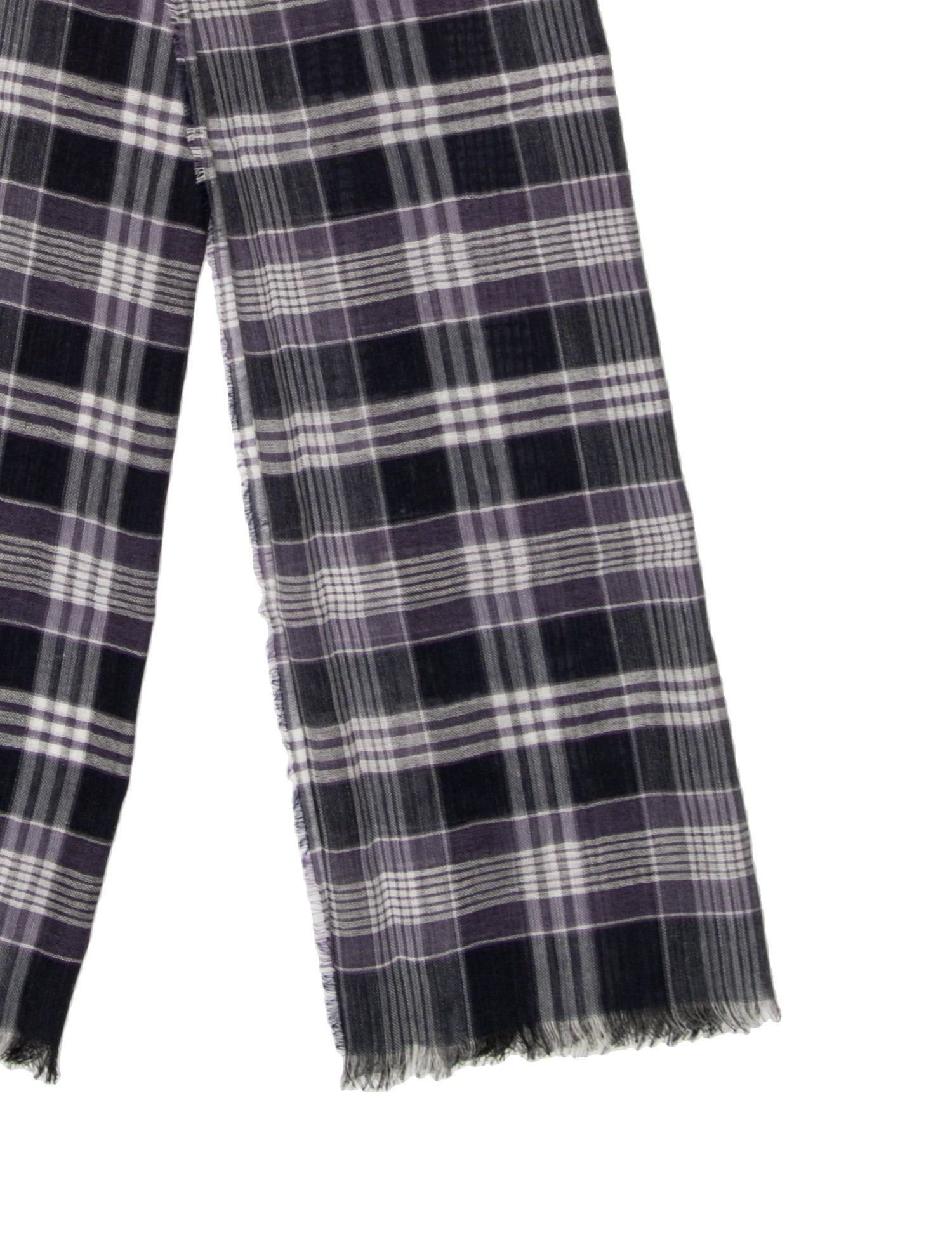 Tom Ford Plaid Print Scarf w/ Tags