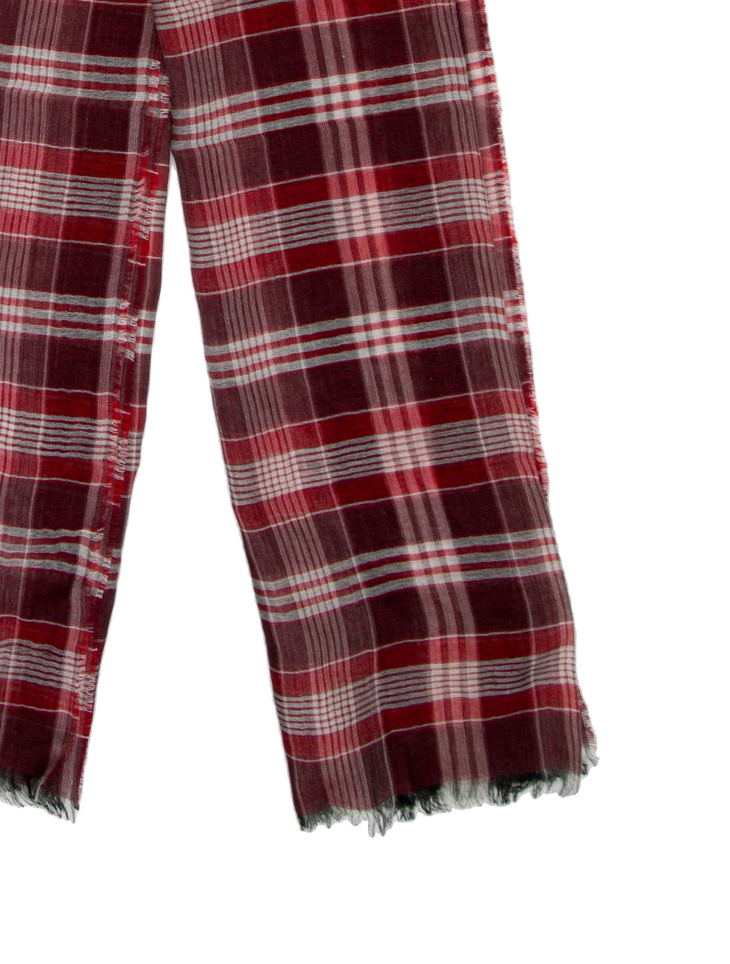 Tom Ford Plaid Print Scarf w/ Tags