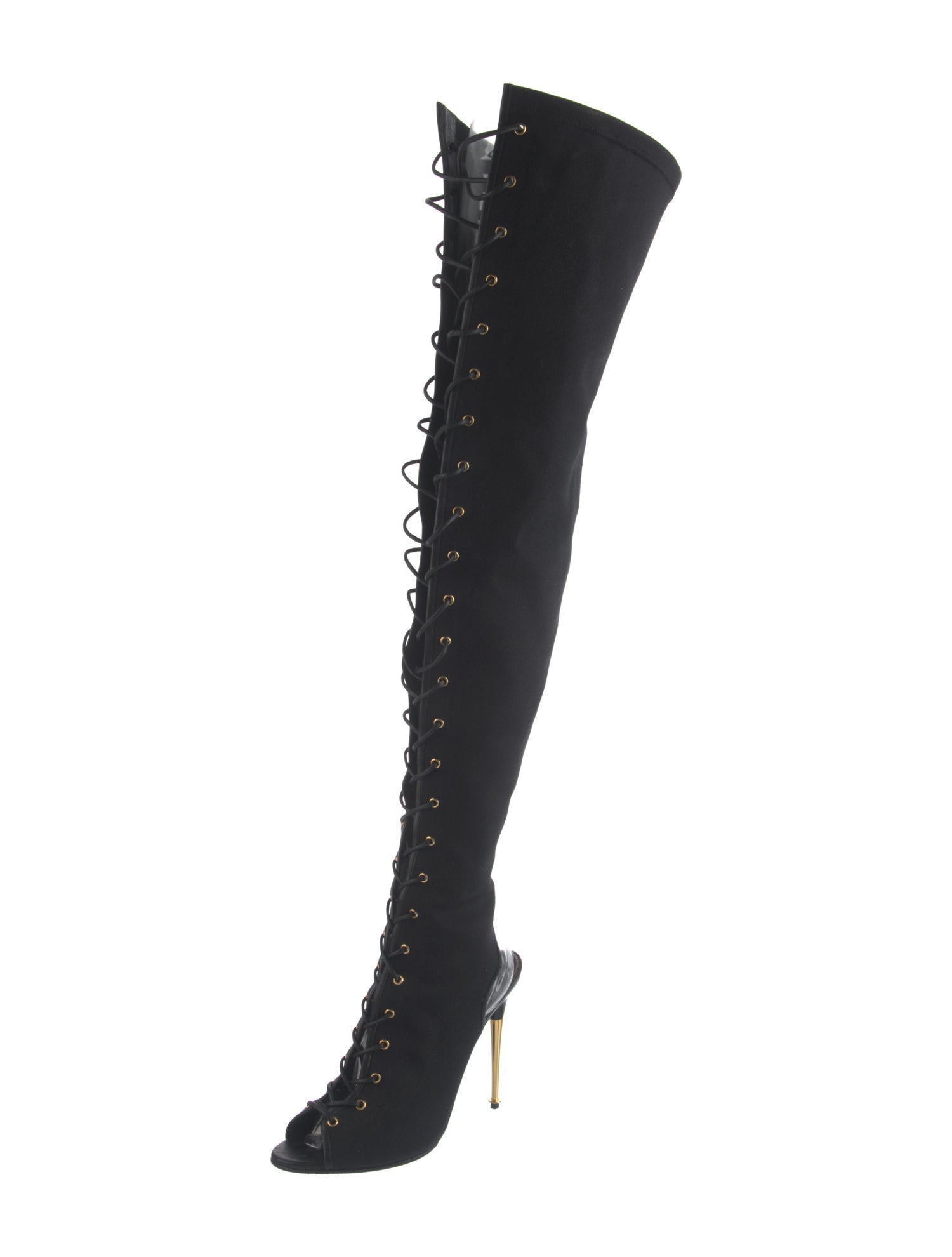 Tom Ford Canvas Lace-Up Boots