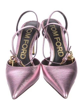 Tom Ford Leather Slingback Pumps