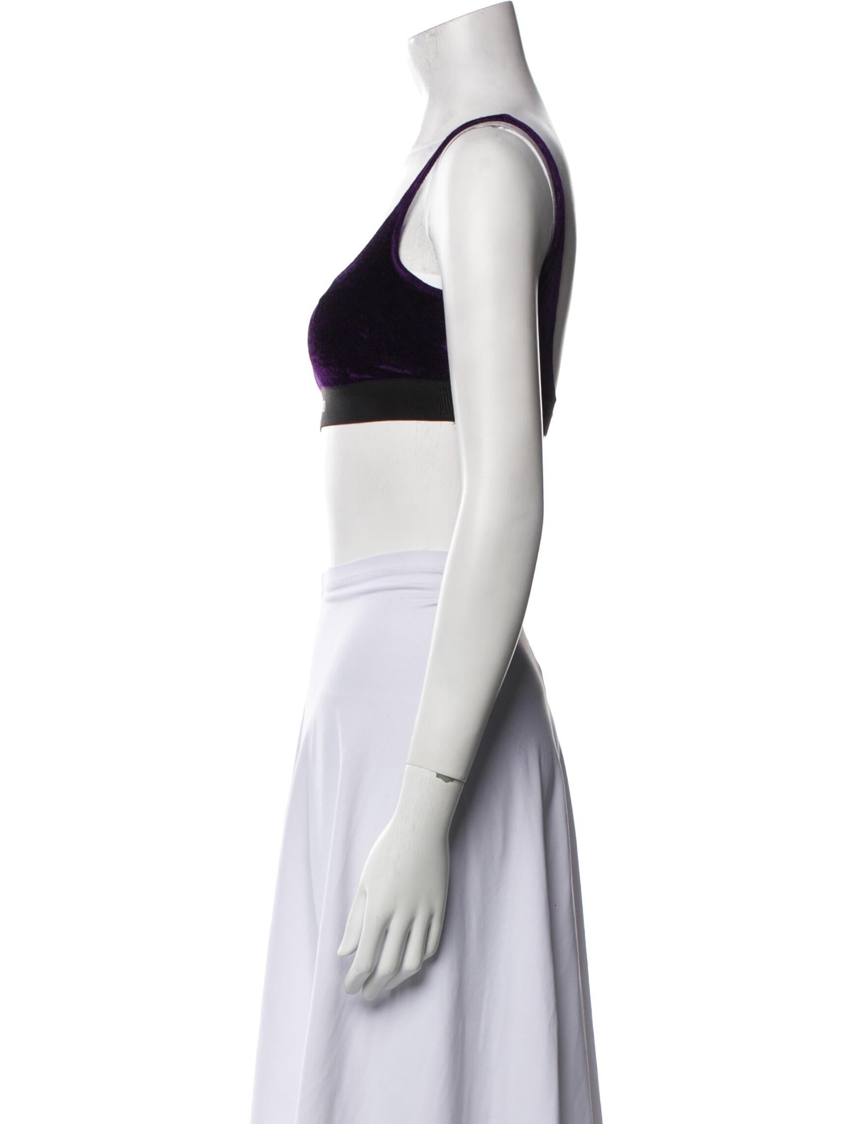 Tom Ford Scoop Neck Sleeveless Crop Top