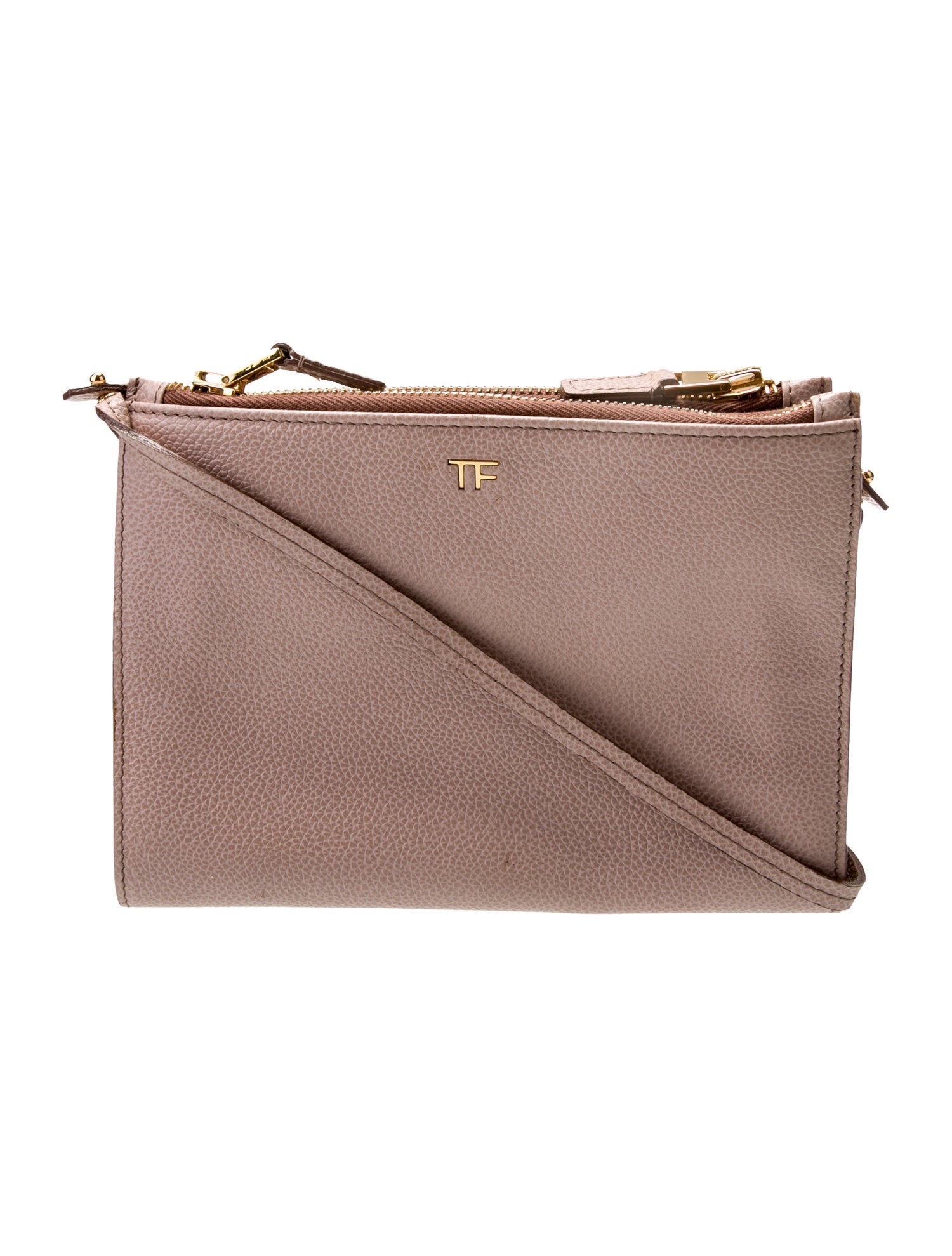 Tom Ford Leather Messenger Bag