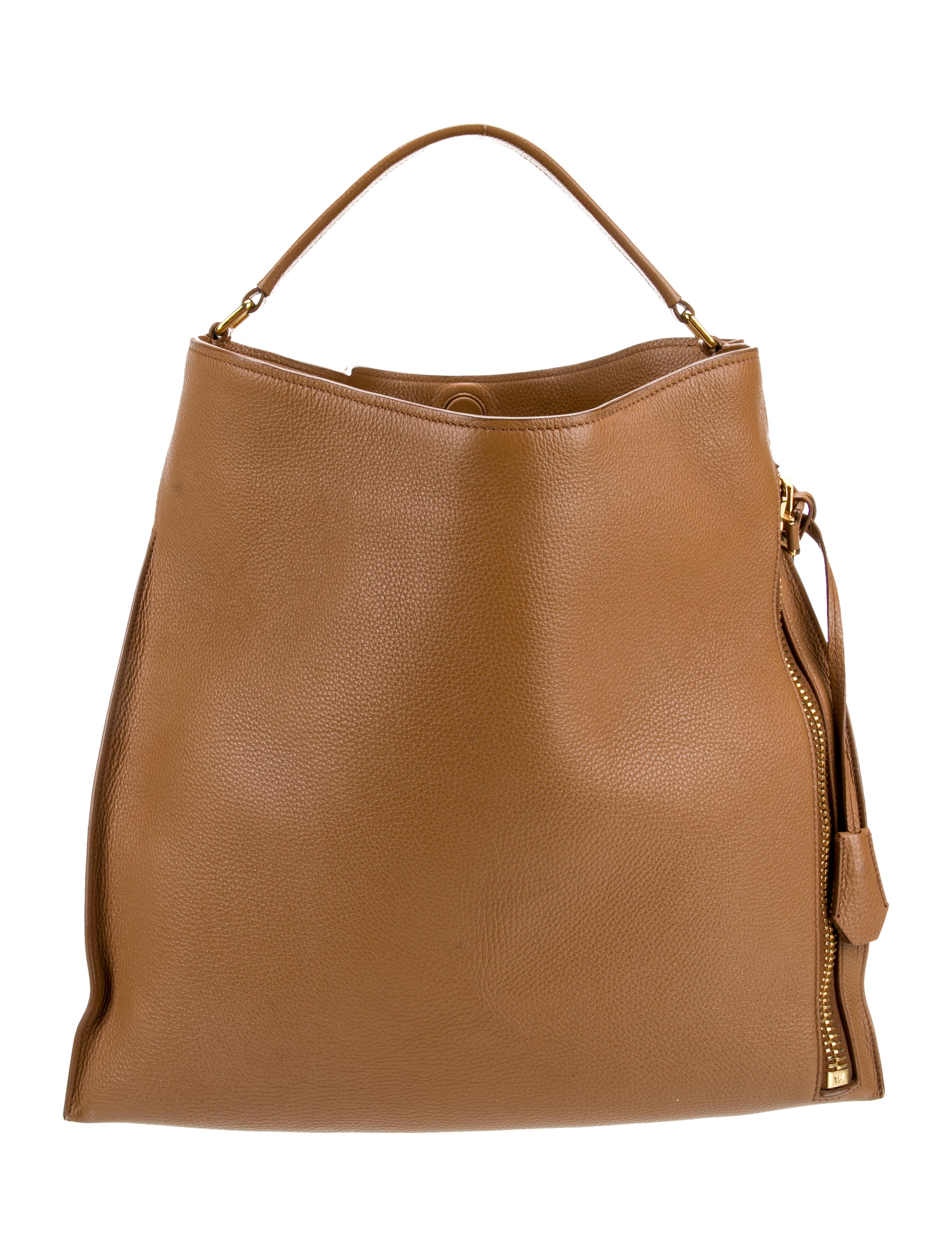 Tom Ford Leather Top Handle Bag