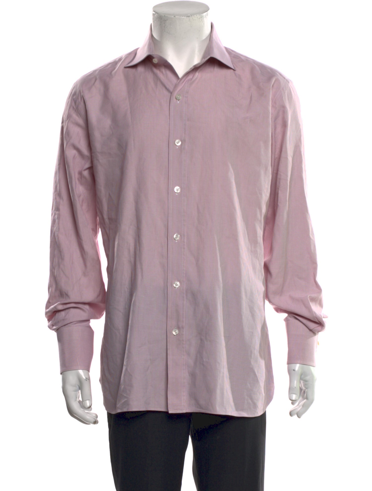 Tom Ford Striped Long Sleeve Dress Shirt