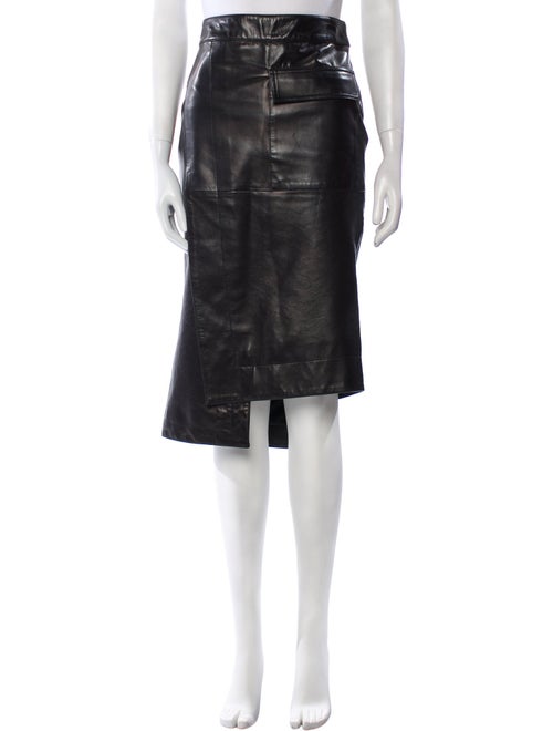 Tom Ford Leather Knee-Length Skirt