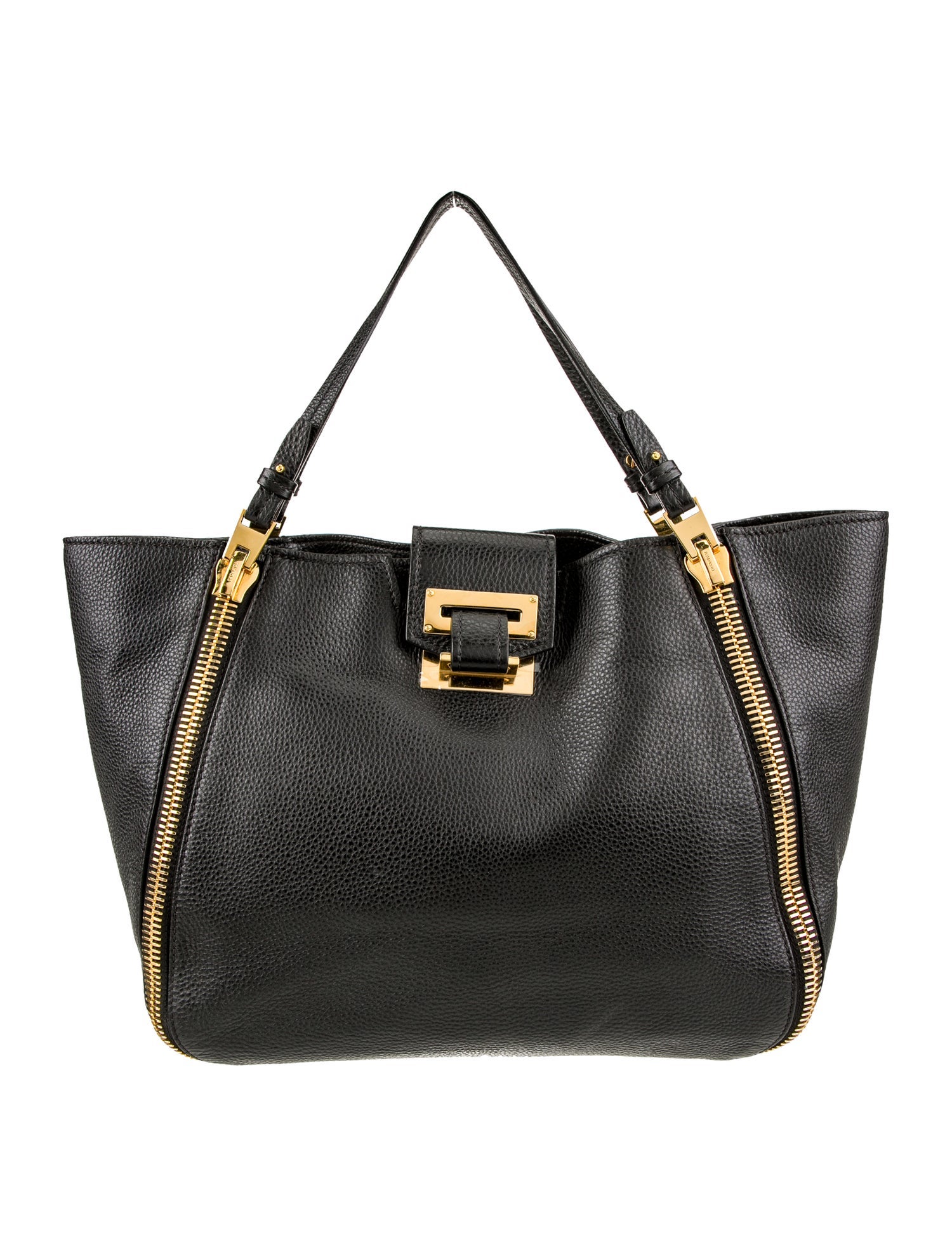 Tom Ford Leather Top Handle Bag
