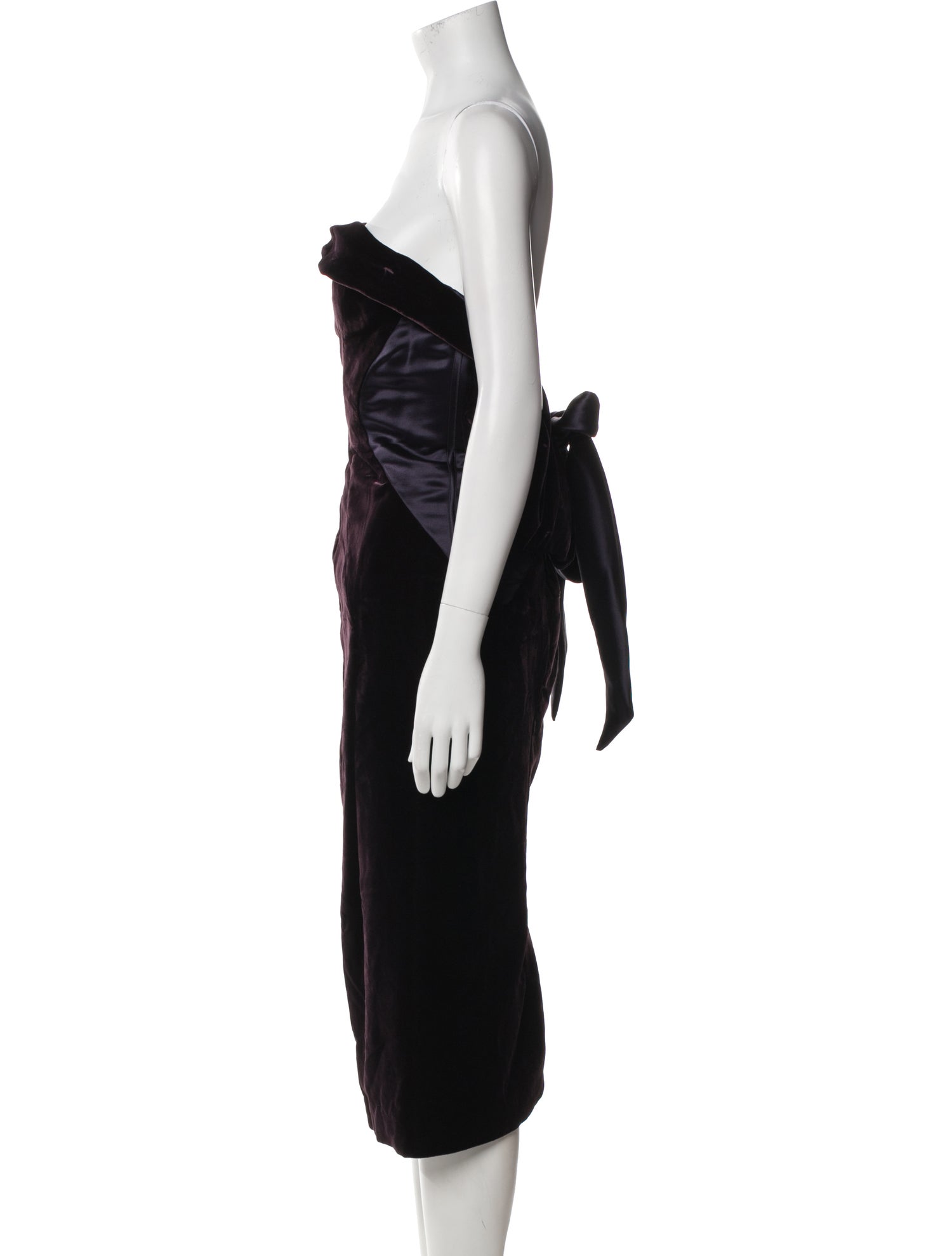 Tom Ford Strapless Midi Length Dress w/ Tags