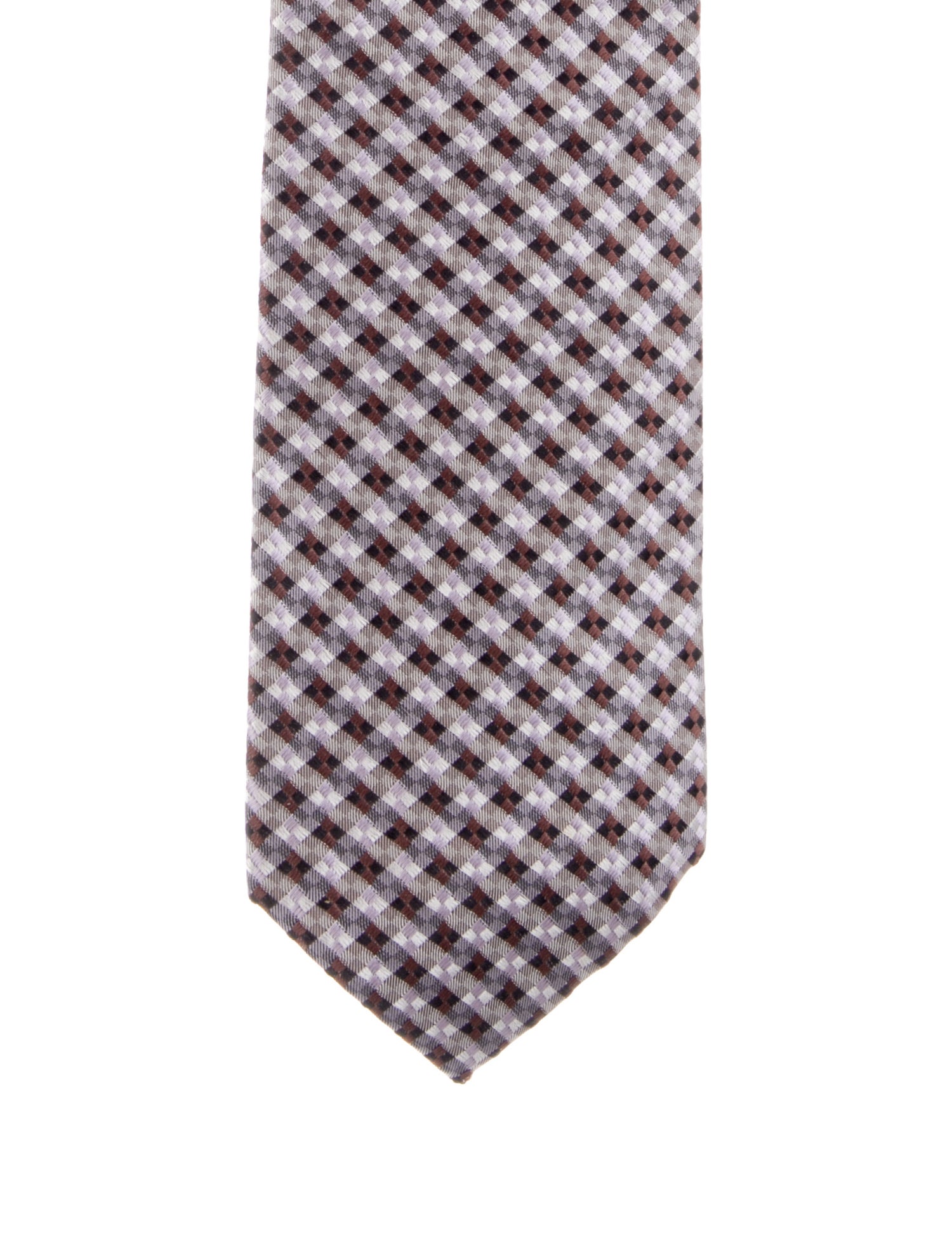 Tom Ford Silk Pattern Print Tie