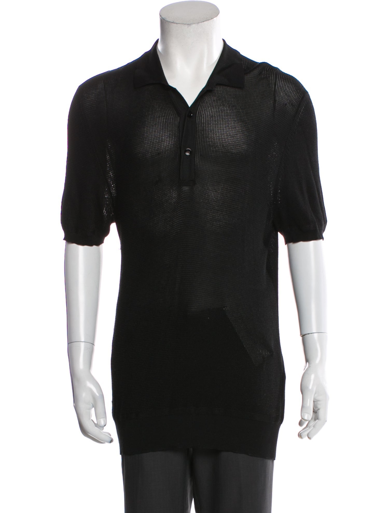 Tom Ford V-Neck Short Sleeve Polo Shirt