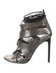 Tom Ford Snakeskin Animal Print Gladiator Sandals