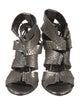 Tom Ford Snakeskin Animal Print Gladiator Sandals