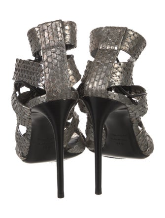 Tom Ford Snakeskin Animal Print Gladiator Sandals