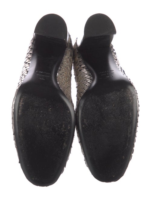 Tom Ford Python Animal Print Lace-Up Boots