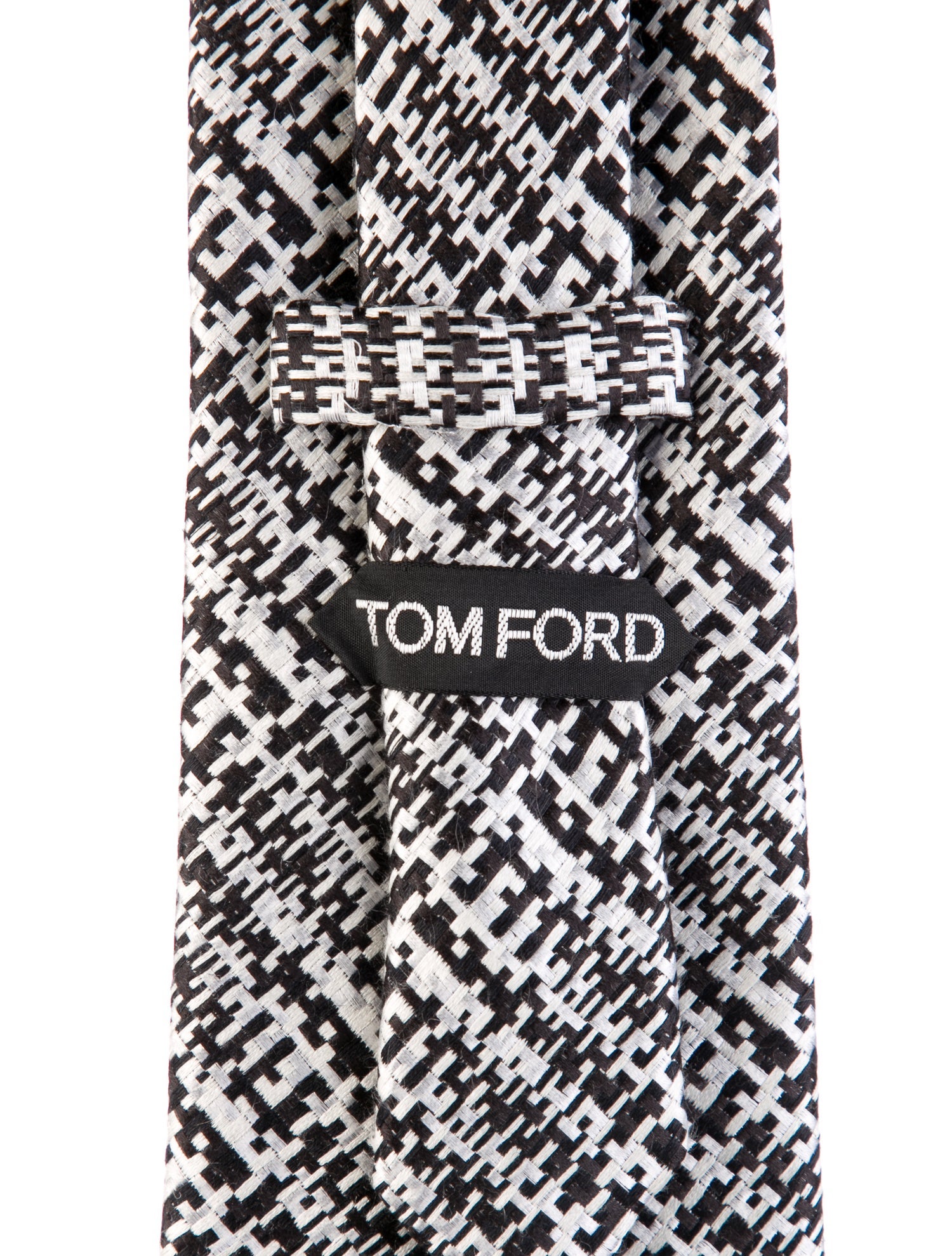 Tom Ford Pattern Print Silk Tie