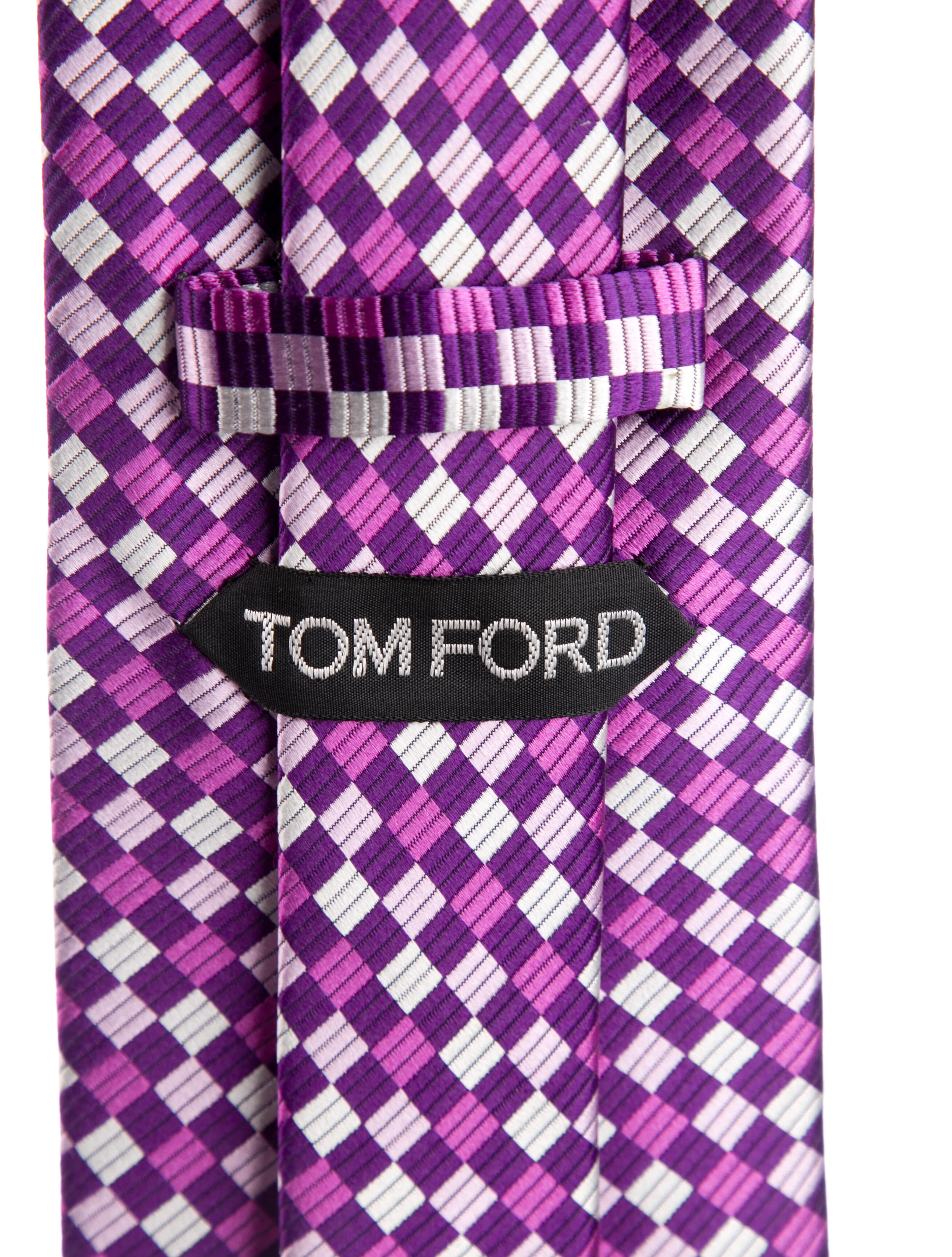 Tom Ford Pattern Print Silk Tie
