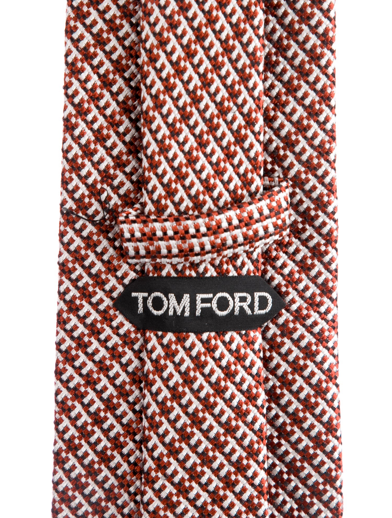 Tom Ford Pattern Print Silk Tie