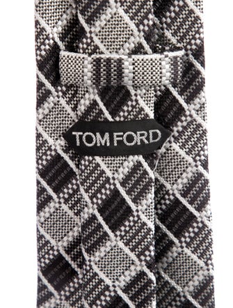 Tom Ford Pattern Print Silk Tie