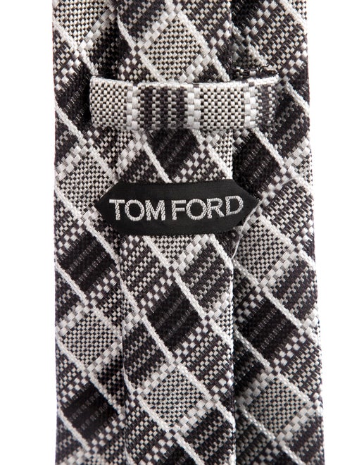 Tom Ford Pattern Print Silk Tie