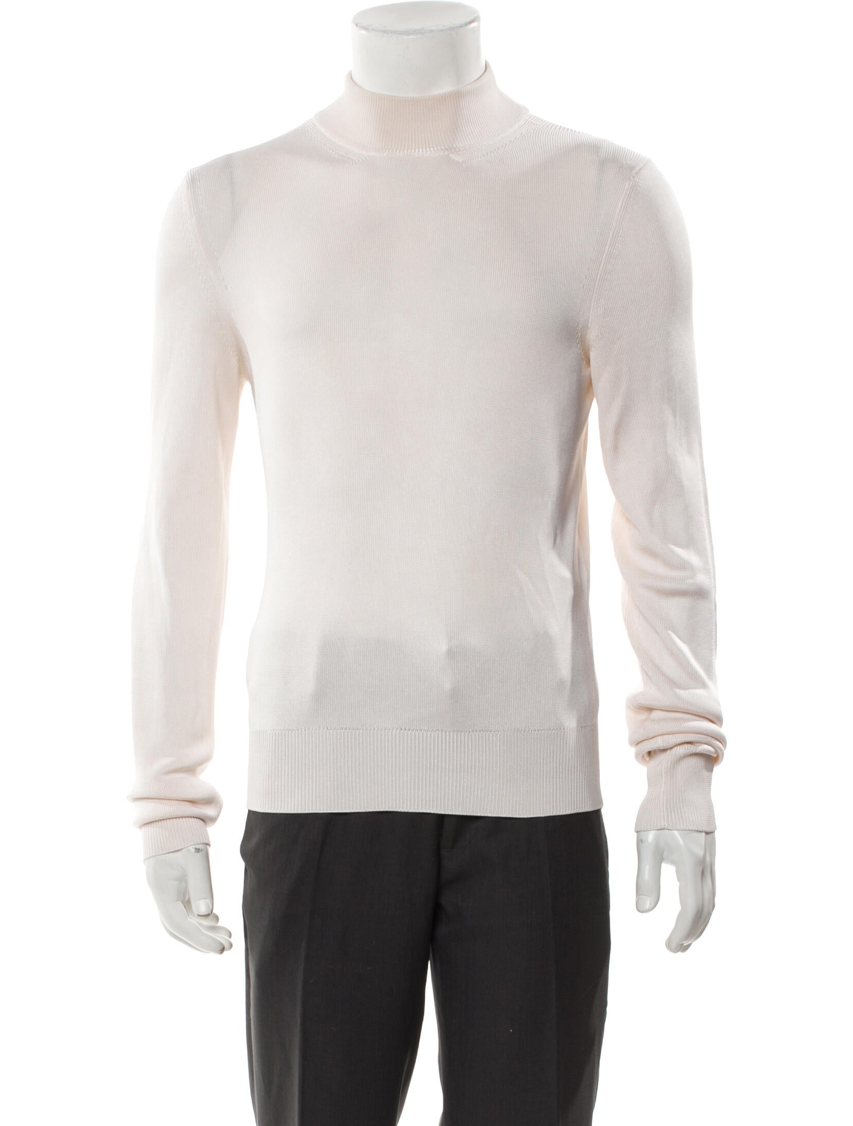 Tom Ford Silk Mock Neck Pullover