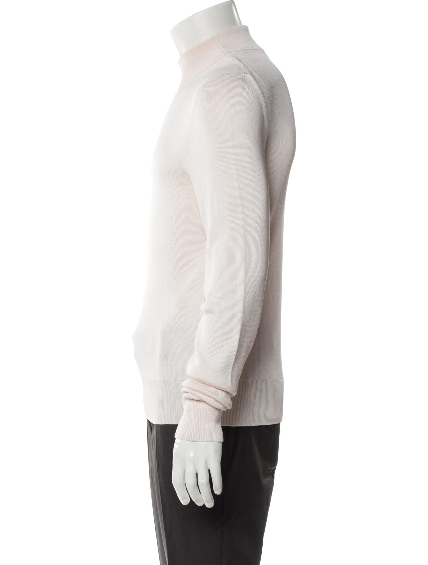 Tom Ford Silk Mock Neck Pullover