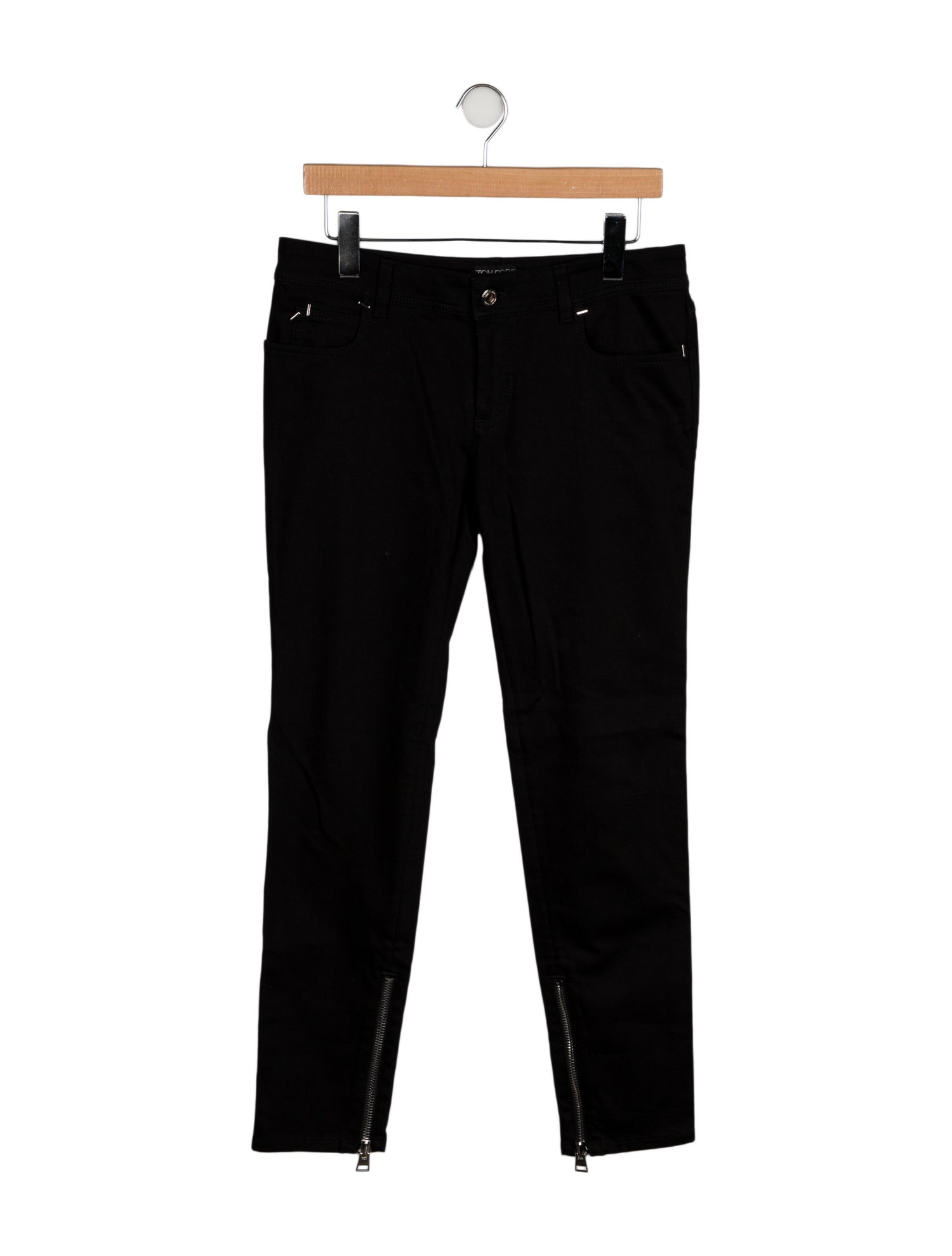 Tom Ford Mid-Rise Straight Leg Jeans