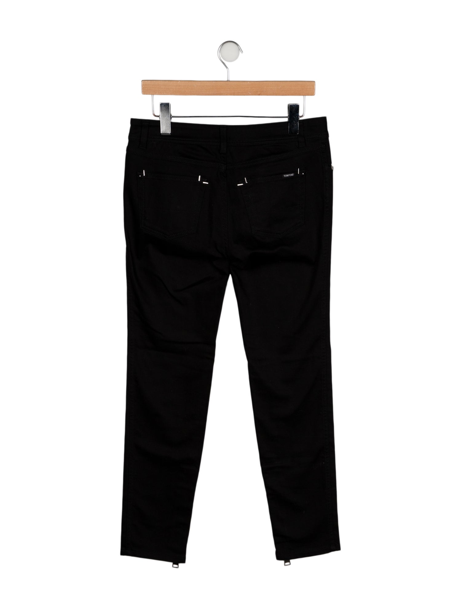 Tom Ford Mid-Rise Straight Leg Jeans