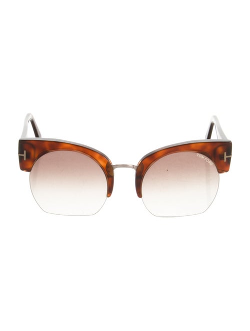 Tom Ford Oversize Gradient Sunglasses